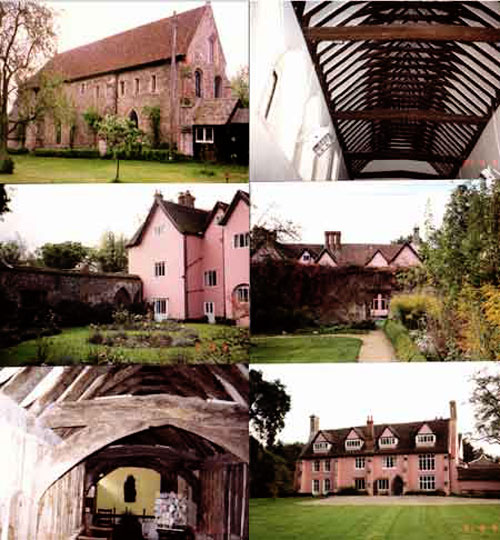 The buildings of Clare Priory today.