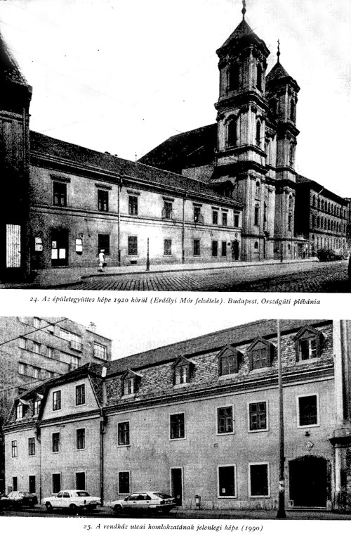 Former Augustinian priory, photographed in 1920 and 1990