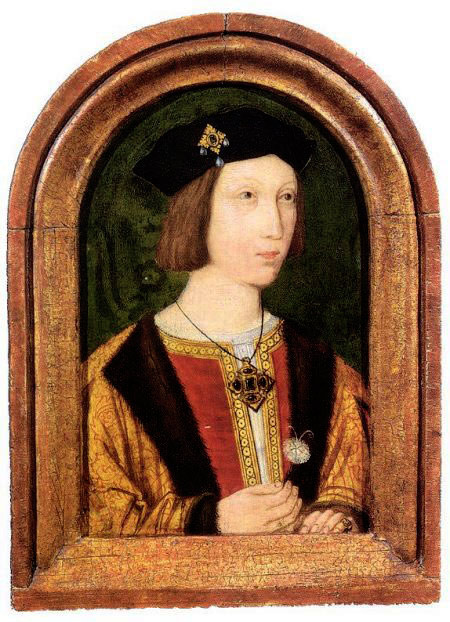 The bridegroom Prince Arthur Tudor, older brother of Henry VIII.