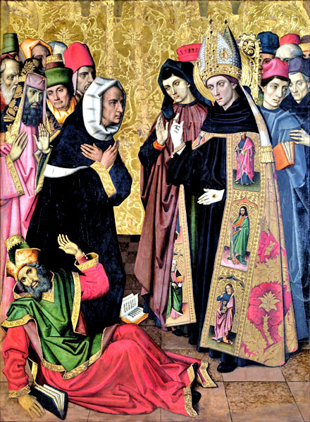 Vergós Group: Saint Augustine disputing with the heretics