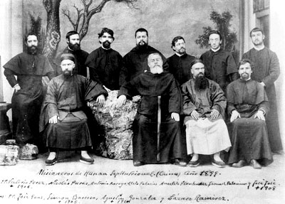 Spanish and Chinese Augustinians in China circa 1871.