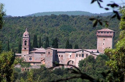 The Augustinian eremo (hermitage) still operating at Lecceto in Tuscany