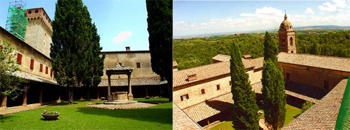 The monastery at Lecceto, conducted by Augustinian contemplative nuns