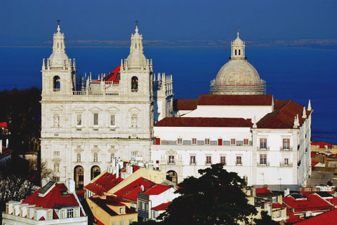 Former Augustinian church and monastery of Our Lady of Grace, Santarem, Lisbon, Portugal.