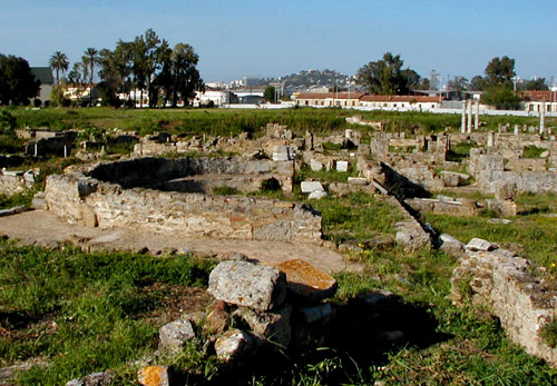 Ruins of the altar end of Augustine's small Basilica of Peace at Hippo