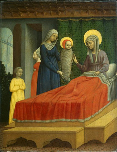 Birth of Augustine, by Antonio Viviani