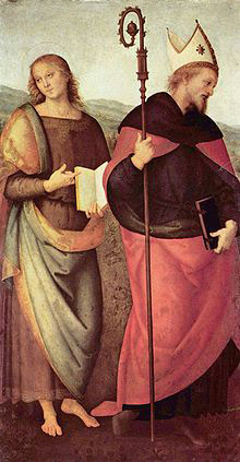 St Augustine, by Pietro Perugino