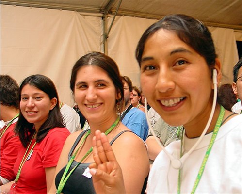 Young adults from Argentina at an Augustinian International Encounter