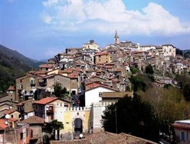 The hillside village of Genazzano
