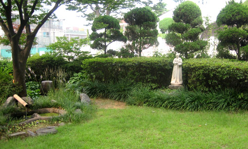 Prayer garden at Augustinian Priory, Incheon, South Korea