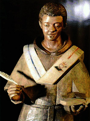 Wooden statue of St Augustine, Netherlands
